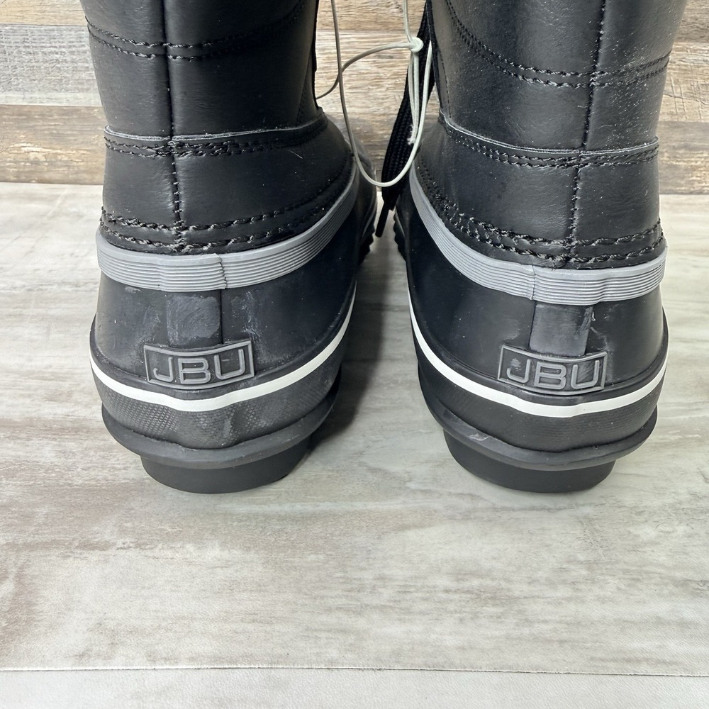 JBU Sabine Ladies' Water Resistant Winter Faux Fur Snow Boot Black Size 8 - Picture 9 of 12